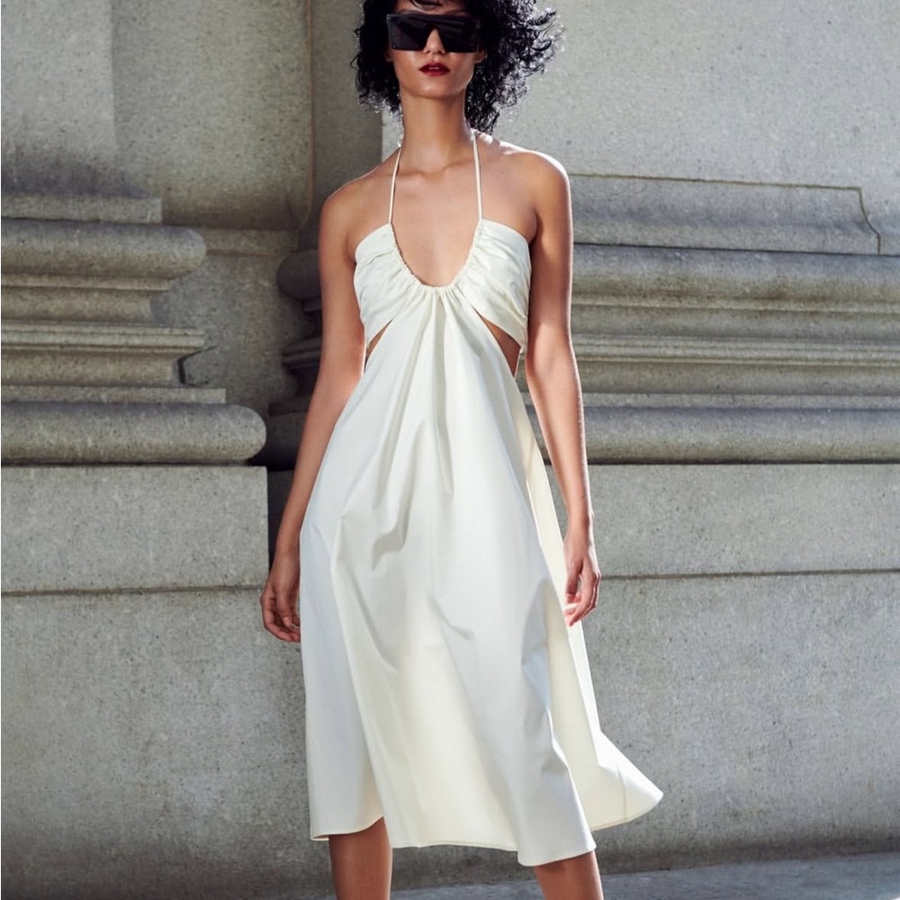 NWT White Halter Dress
